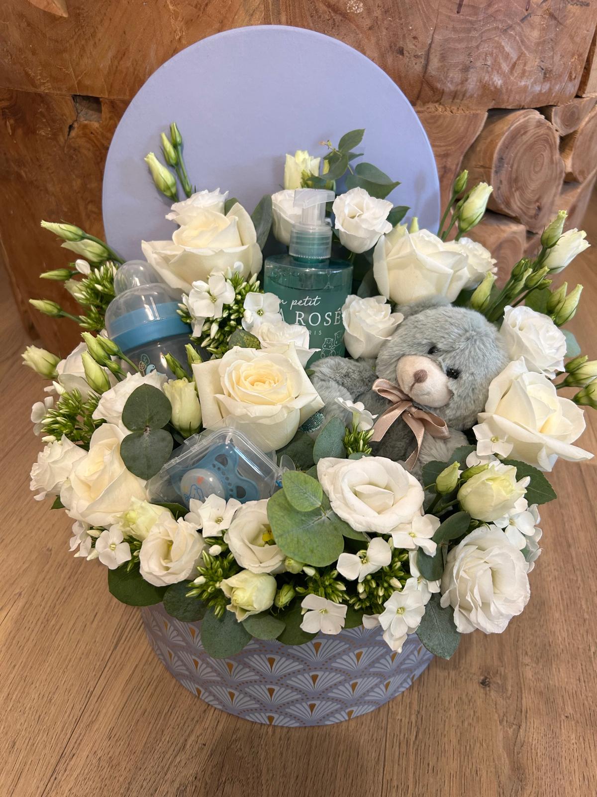 Corbeille de naissance garçon